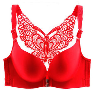 Beauty Back Bras Sexy Gather Push Up Butterfly Lingerie Women Front Clouse Underwear Seamless Bralette Brassiere нижнее белье