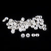 200 pcs & 1.2mm E/F white synthetic loose stones for jewelry small moissanites