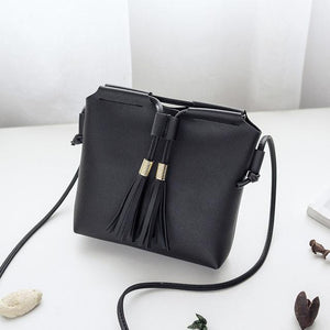 2020 Women's Handbags Bag PU Leather Female Fashion Tassel bolsa feminina Soft Shoulder Messenger Bag Mini Bag for Phone Purse