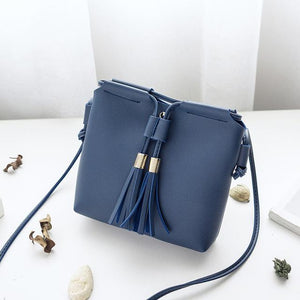 2020 Women's Handbags Bag PU Leather Female Fashion Tassel bolsa feminina Soft Shoulder Messenger Bag Mini Bag for Phone Purse