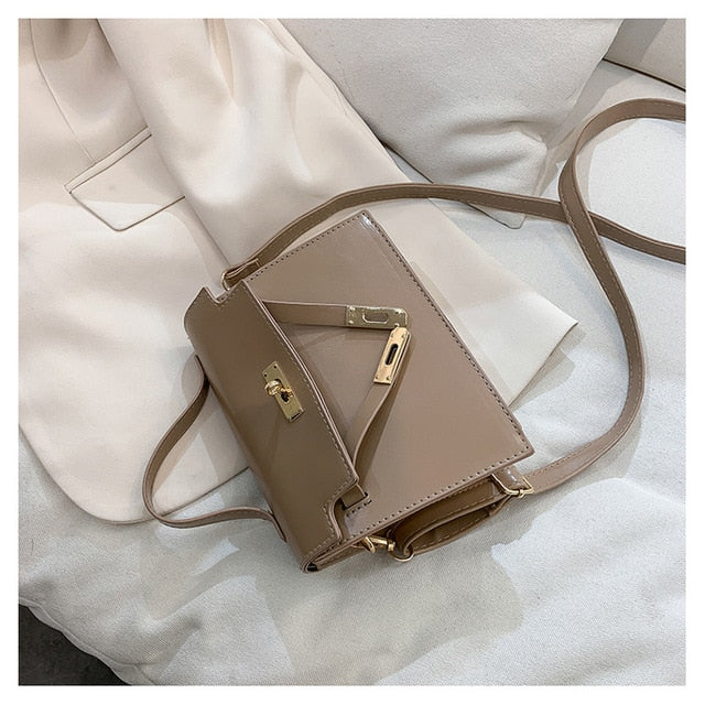 2020 New Women's Handbag Korean Fashion All-match Lock Casual Shoulder Bag Retro Messenger Bag Women's Bag