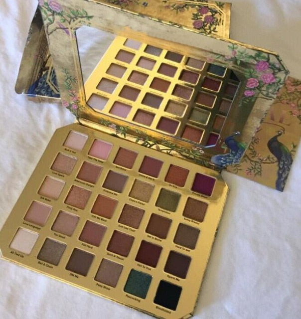High quality 16 Color Peaches eyeshadow With Blush Highlighter Natural Cocoa Lust Sexy Eyeshadow Palette 30 Shades pallete