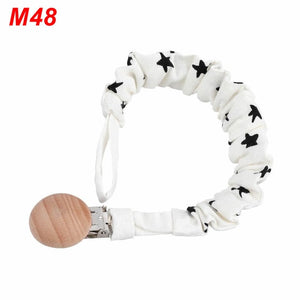 Baby Infant Cotton Pacifier Clip for Newborn Teething Soother Chew Dummy Chains Dropship