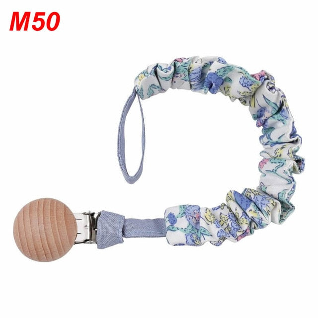 Baby Infant Cotton Pacifier Clip for Newborn Teething Soother Chew Dummy Chains Dropship