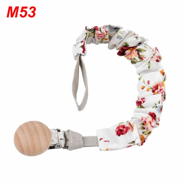 Baby Infant Cotton Pacifier Clip for Newborn Teething Soother Chew Dummy Chains Dropship