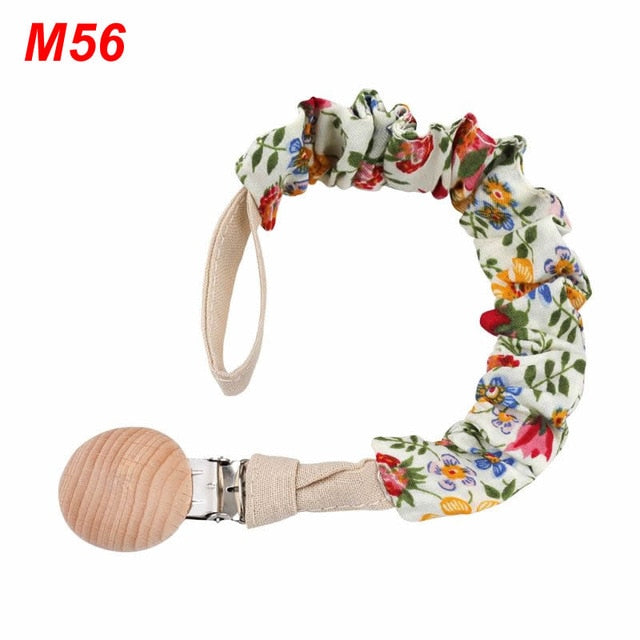 Baby Infant Cotton Pacifier Clip for Newborn Teething Soother Chew Dummy Chains Dropship