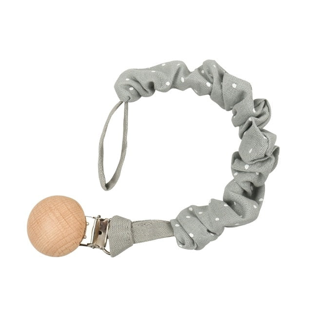 Baby Infant Cotton Pacifier Clip for Newborn Teething Soother Chew Dummy Chains Dropship