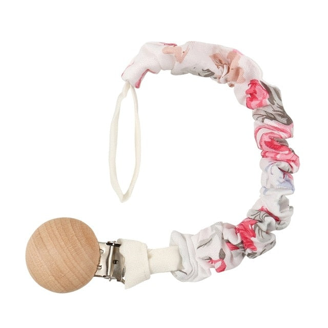 Baby Infant Cotton Pacifier Clip for Newborn Teething Soother Chew Dummy Chains Dropship