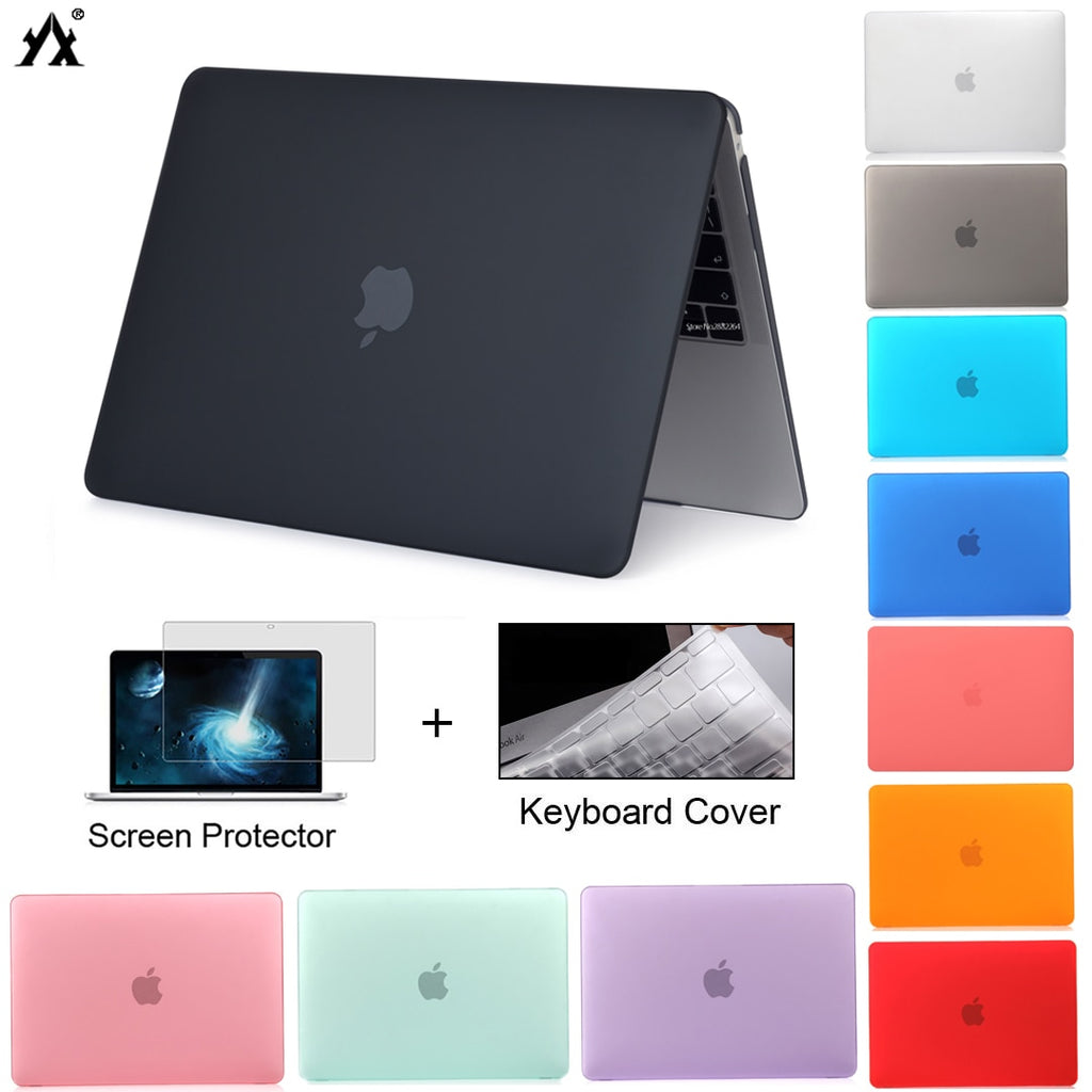Laptop Case For Macbook Air 13 A2337 A2179 2020 A2338 M1 Chip Pro 13 12 11 15 A2289 New Touch Bar for Mac book Pro 16 A2141 Case