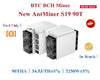 Free shipping New BTC BCH Miner AntMiner S19 90T 3150W±5% Better than S9 T19 S17 S17e M31S M30S M21S M20S T3 A10 pro 500M