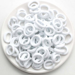 Kids Small Hair Tie Baby Girl Children Headbands Colorful Elastic Hair Bands Nylon Scrunchie Hair Rope 100pcs Hair Accessories