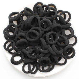 Kids Small Hair Tie Baby Girl Children Headbands Colorful Elastic Hair Bands Nylon Scrunchie Hair Rope 100pcs Hair Accessories