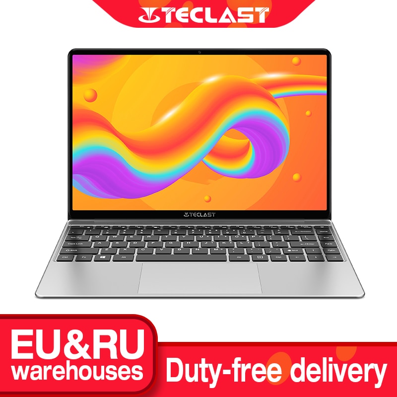 Newest Laptop Teclast F7S 14.1" 1920x1080 IPS Notebook 8GB RAM 128GB ROM Laptops Windows 10 Intel Apollo Lake Dual Wifi Computer