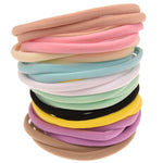 10pcs/lot Nylon Headband for Baby Girl DIY Hair Accessories Elastic Head Band Kids Children Fashion Headwear baby turban