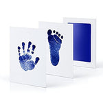 Safe Non-toxic Baby Footprints Handprint No Touch Skin Inkless Ink Pads Kits for 0-6 months Newborn Pet Dog Paw Prints Souvenir