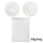 Soft Clay DIY Newborn Baby Souvenirs Hand Print Footprint Non-Toxic Clay Kit Casting Parent-Child Hand Ink Pad Fingerprint Toys