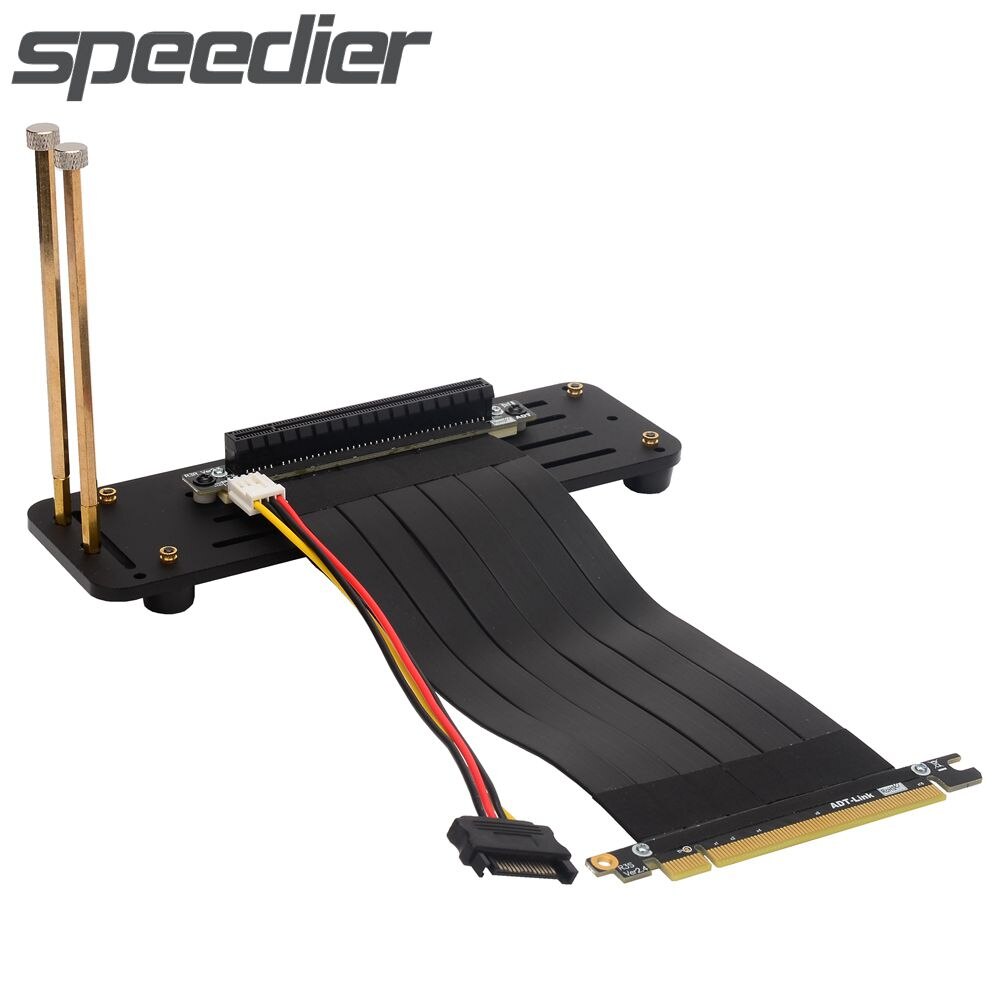 Hot Sale Gen3 PCIe x16 Riser Cable BTC Mining GPU For GTX RTX3060 Graphics Card 4P SATA Extender Cable For ETH ETC LTC BCH Miner